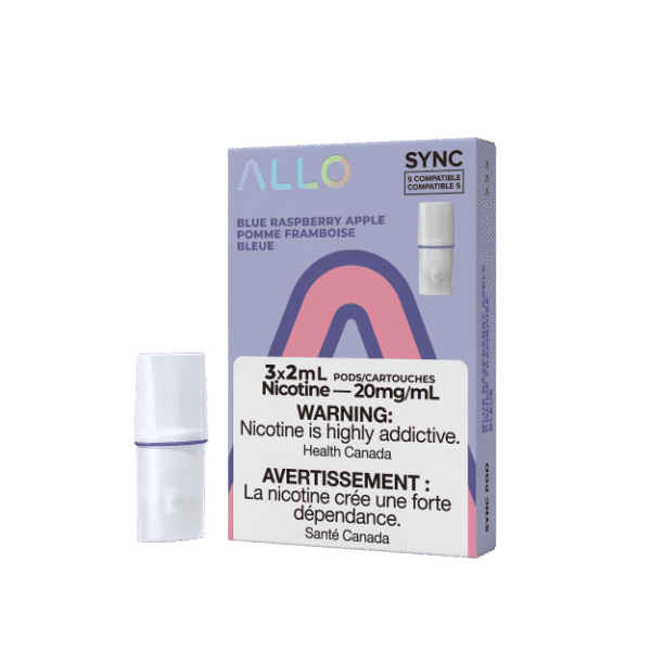 ALLO Sync Vape Pod Pack Blue Raspberry Apple