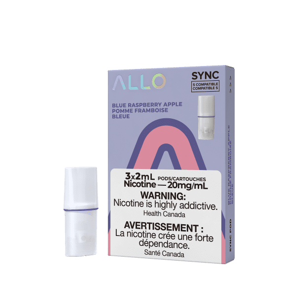 ALLO Sync Vape Pod Pack Blue Raspberry Apple