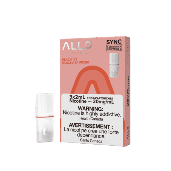 ALLO Sync Vape Pod Pack Peach Ice