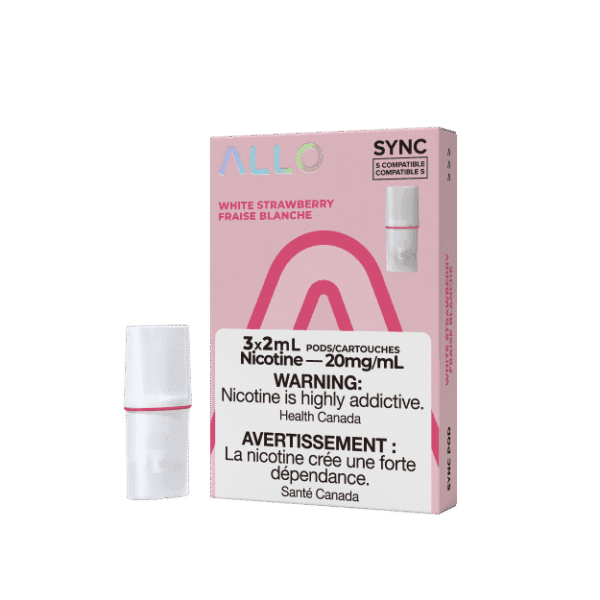 ALLO Sync Vape Pod Pack White Strawberry