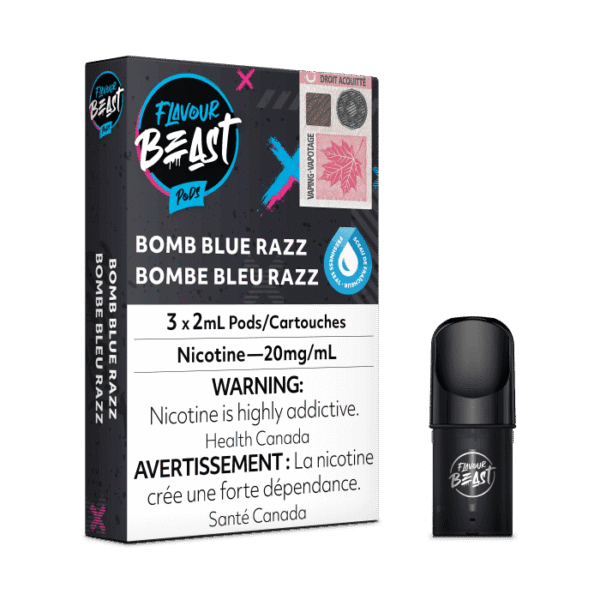 Flavour Beast Pod Bomb Blue Razz