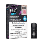 Flavour Beast Groovy Grape Passionfruit Pod