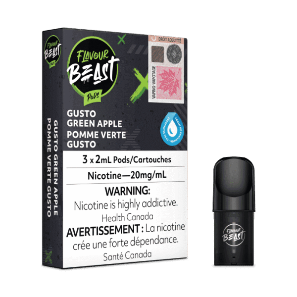 Flavour Beast Gusto Green Apple Pod