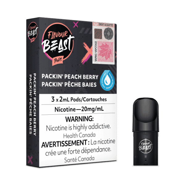 Flavour Beast Packin Peach Berry Pod