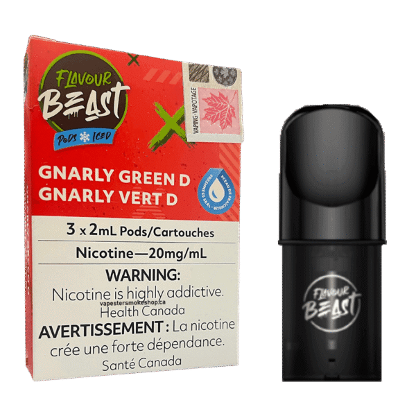 Flavour Beast Gnarly Green D Iced Pods
