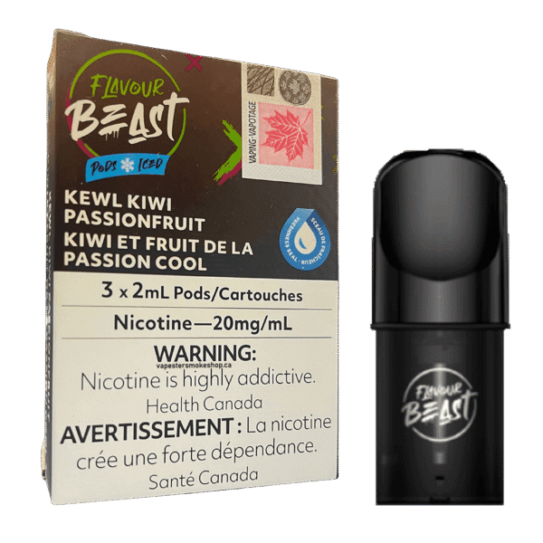 Flavour Beast Pod Kewl Kiwi Passionfruit Iced