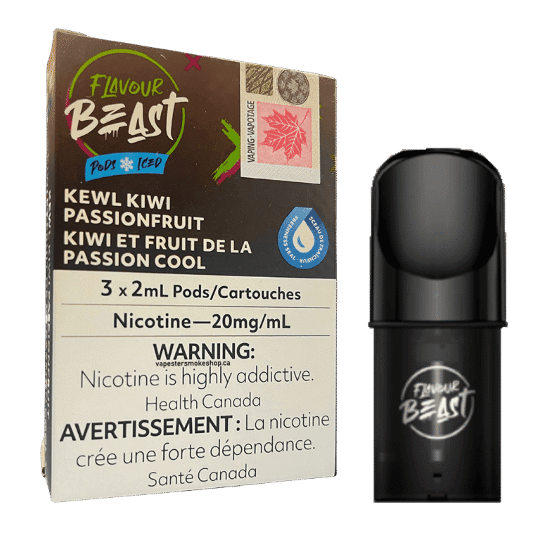 Flavour Beast Pod Kewl Kiwi Passionfruit Iced