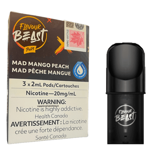 Flavour Beast Pod Mad Mango Peach