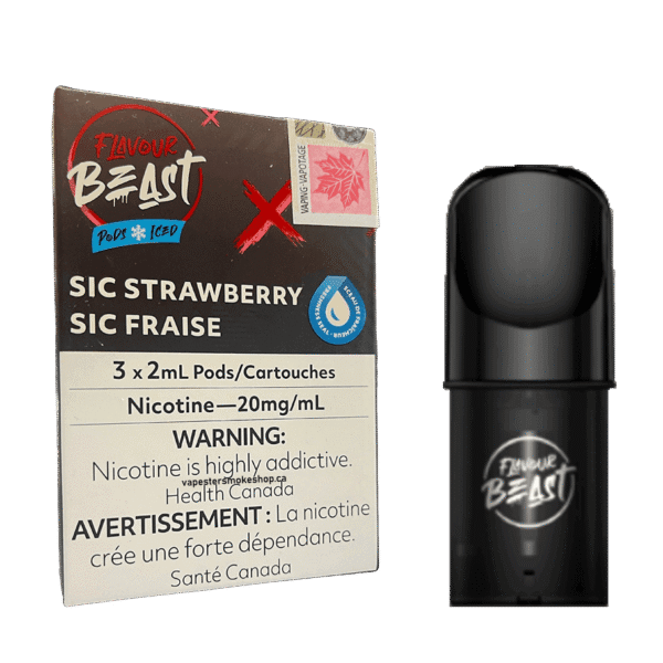 Flavour Beast Pod SIC Strawberry Iced