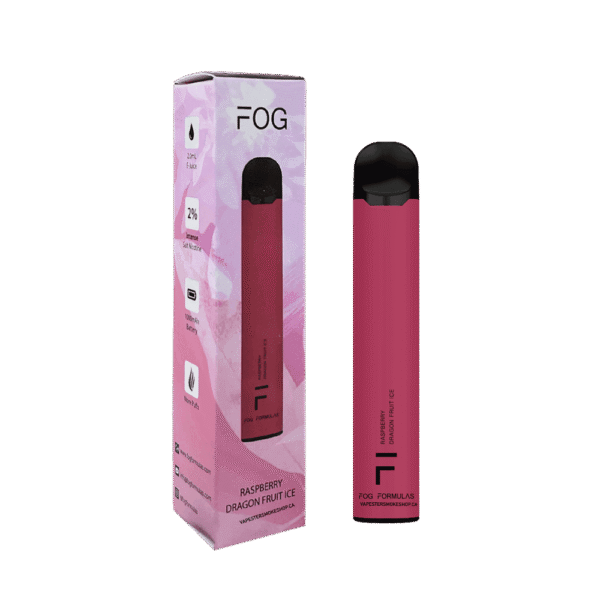 Fog Formulas 1600 Raspberry Dragon Fruit Ice - Disposable Vape