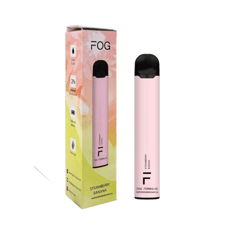 Fog Formulas 1600 Strawberry Banana Disposable
