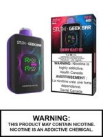 Stlth X Geek Bar 80k Puffs Disposable Vape - Cherry Blast Ice