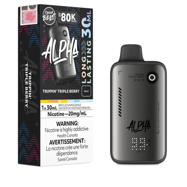 Flavour Beast Alpha 80K Disposable Vape - Tripp'n Triple Berry