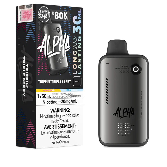 Flavour Beast Alpha 80K Disposable Vape - Tripp'n Triple Berry