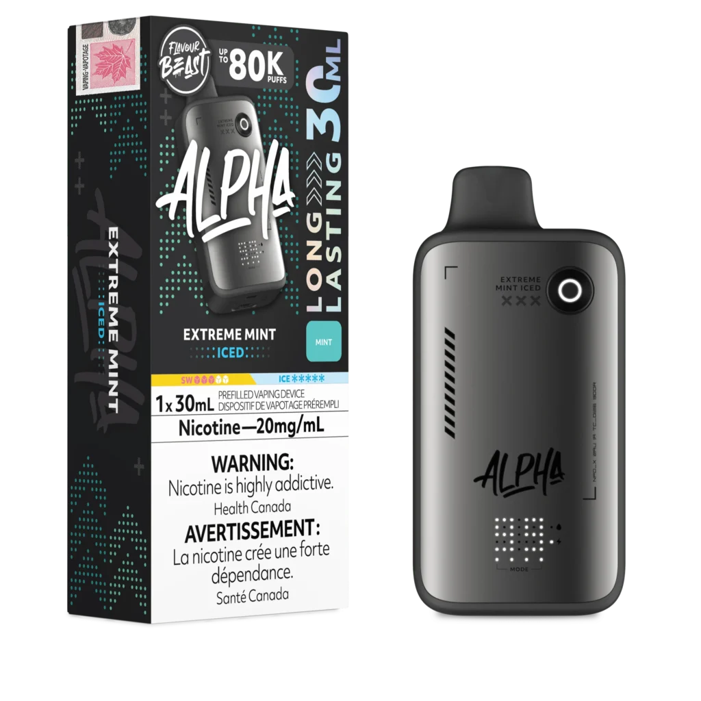 Flavour Beast Alpha Disposable Vape - Extreme Mint Ice