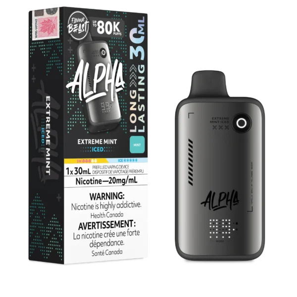 Flavour Beast Alpha Disposable Vape - Extreme Mint Ice
