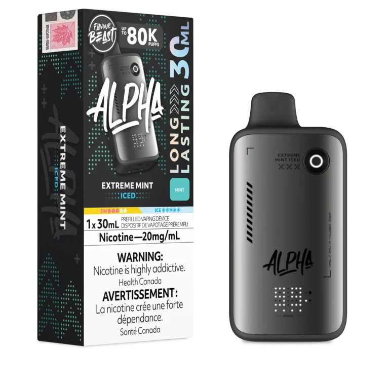 Flavour Beast Alpha Disposable Vape - Extreme Mint Ice