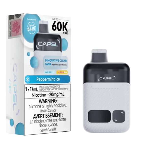 Flavour Beast Capsl 60k Disposable Vape - Pepper Mint Ice