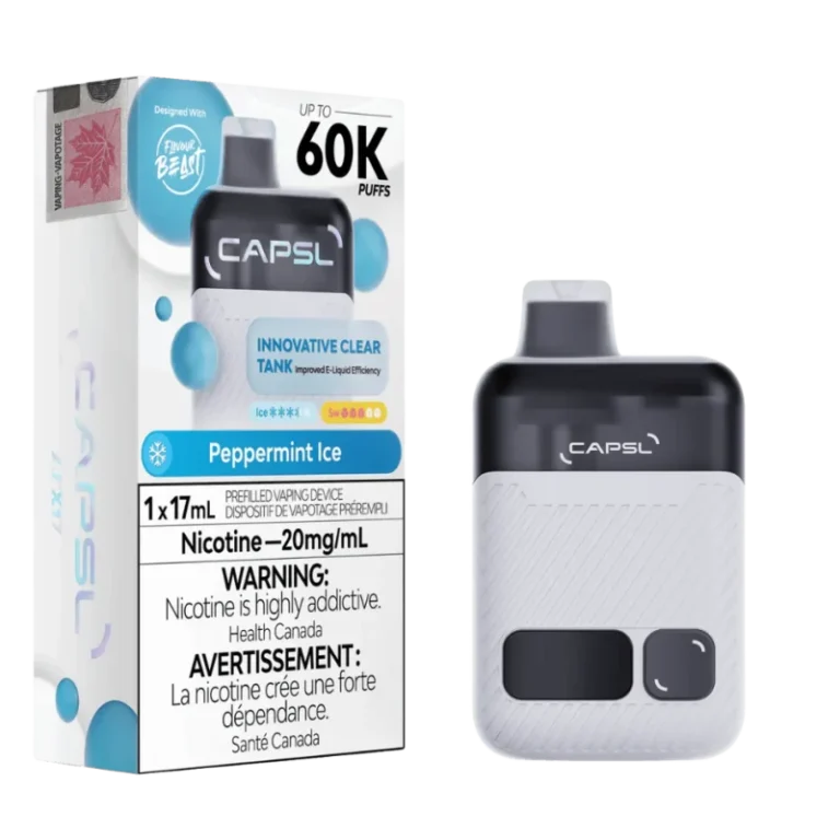 Flavour Beast Capsl 60k Disposable Vape - Pepper Mint Ice