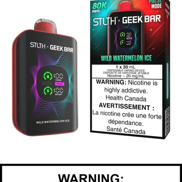 Stlth X Geek Bar 80k Puffs Disposable Vape - Wild Watermelon Ice