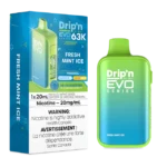 Drip'n EVO 63K disposable vape - Fresh Mint Ice
