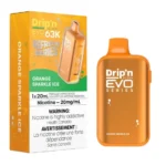 Drip'n EVO 63K disposable vape - Orange Sparkle Ice
