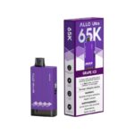 Allo Ultra 65k Disposable Vape - Grape Ice